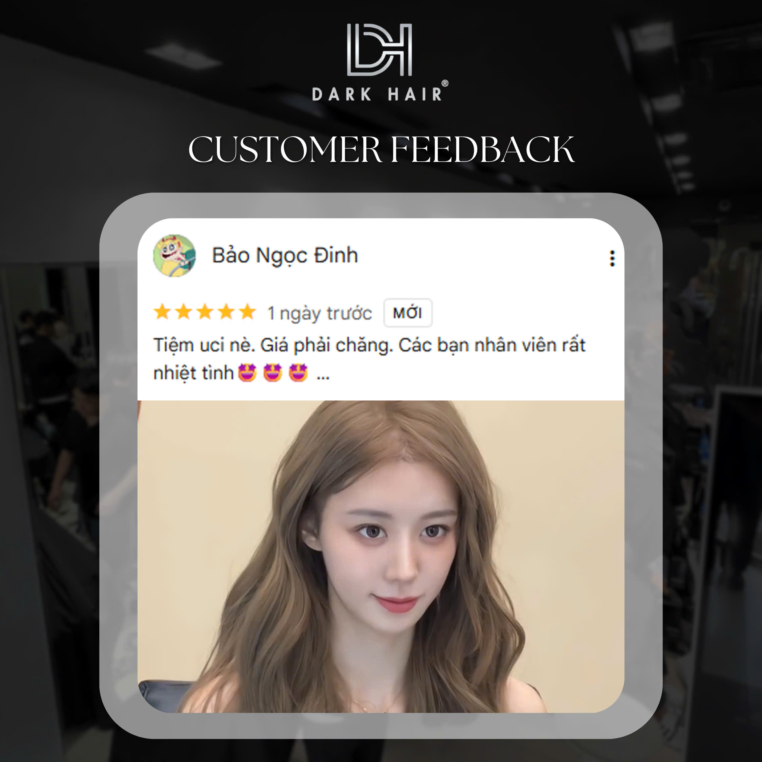 trị gàu dứt điểm - Dark Hair Studio